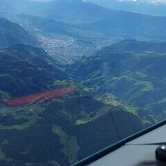 Flugwegposition um 12:16:58: Aufgenommen in der Nähe von 39050 Jenesien, Autonome Provinz Bozen - Südtirol, Italien in 2679 Meter